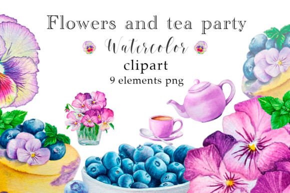 Creating Elegant Designs with Watercolor Tea Party Clipart: A Complete Guide
