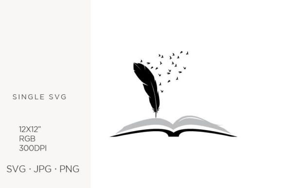 Evaluating the A Book, Feather and Birds Vector for Creative Projects