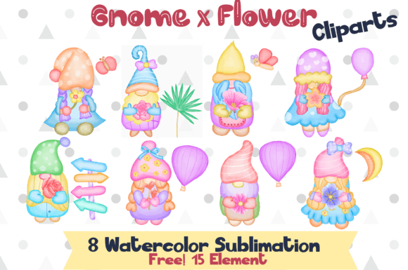 Integrating Gnome with Flower Sublimation into Modern Design Projects