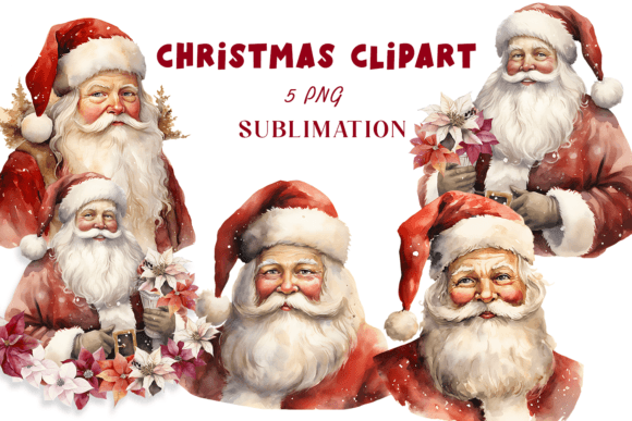 Traditional Christmas Santa Claus Watercolor Clipart: A Practical Guide for Creators