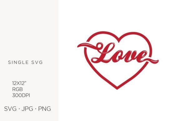 Typographic Word Love As a Part of Red H: A Practical Guide for Designers